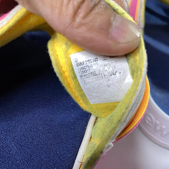 New Balance 202 White Slide Sandals Women's 9 - Picture 4 of 8